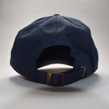 Load image into Gallery viewer, Leather Hand Patch / Classic Dad Hat: Navy