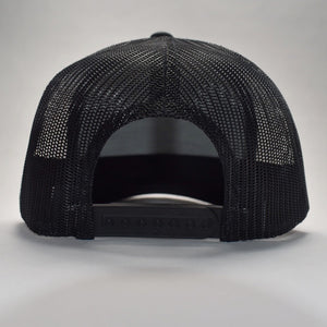 Leather Hand Patch / Trucker Hat: Black