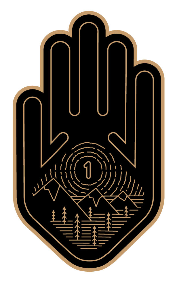 MOUNTAIN HAND Sticker