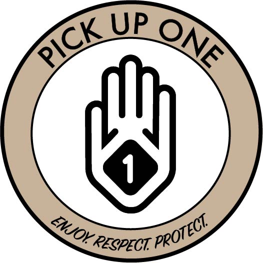 Sticker: Enjoy. Respect. Protect. Circle